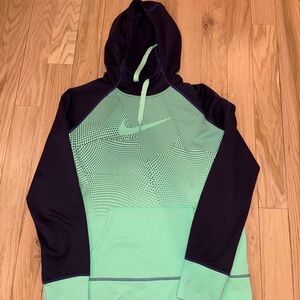 Nike thermafit hoodie- mint and purple
